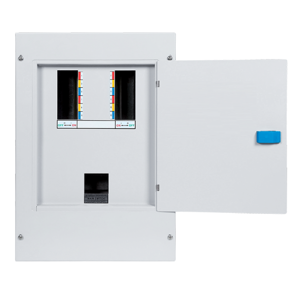 CUTIE DISTRIBUTIE METALIC 3 FAZE PENTRU 6 MODULE