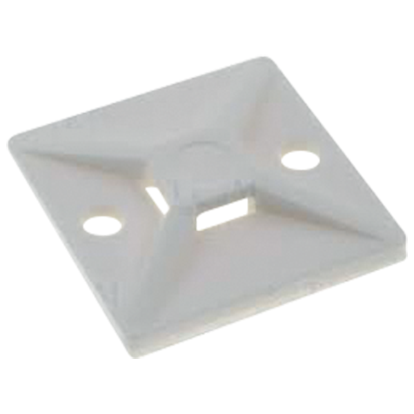 SUPORT CU ADEZIV PENTRU BRIDE MT-30  (100BUC) ALB